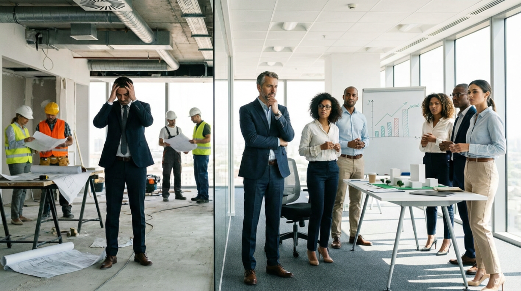 Contratar para la obra o diseñar para el crecimiento:la decisión que cambia tu rentabilidad